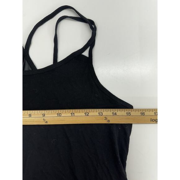 Old Navy Active Womens Tank Top Size X-Small Black Semi-fitted Halter Top Go-Dry - Picture 8 of 10